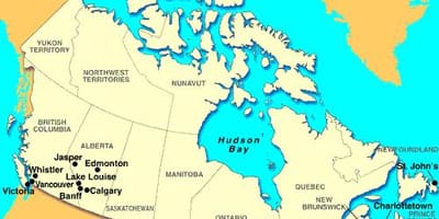 Mappa della Città di Quebec