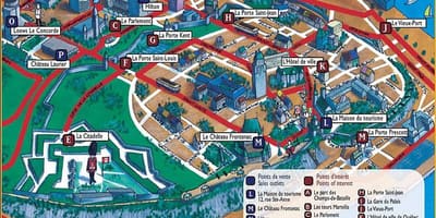 Quebec attrazioni mappa