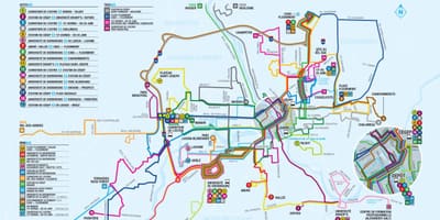 Quebec City bus mappa