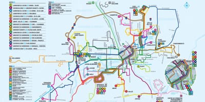Quebec City mezzi di trasporto pubblico mappa